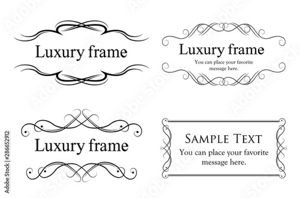 Fototapeta ラグジュアリーフレーム