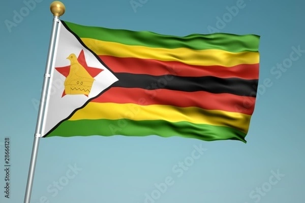 Obraz ジンバブエの国旗