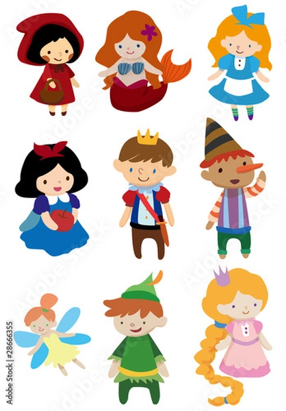 Obraz Cartoon Story Poeple