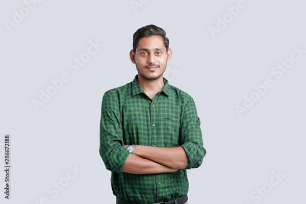 Fototapeta young indian man multi expression
