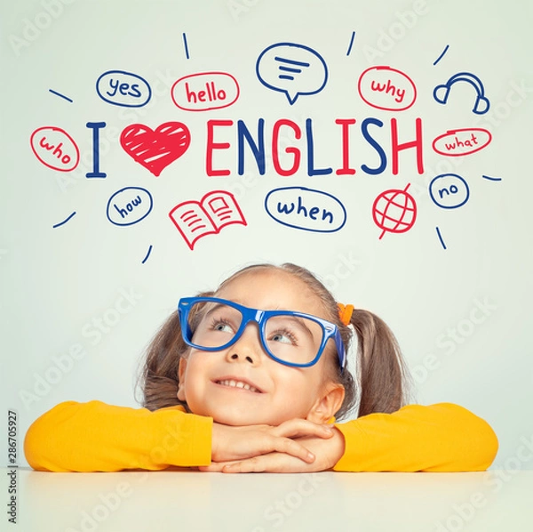 Obraz Kocham angielski