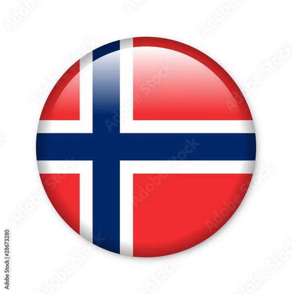 Fototapeta Norewgen Button