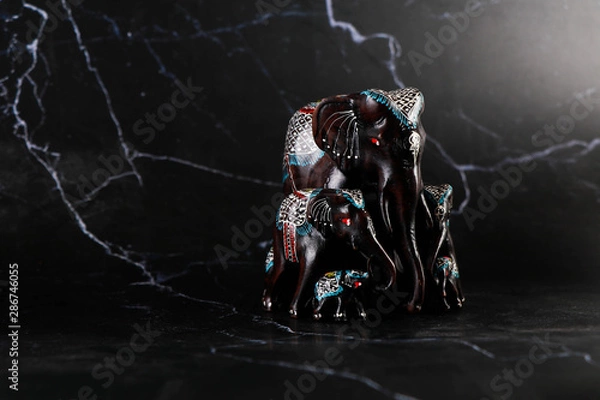 Obraz Elephant, carving, handmade crafts