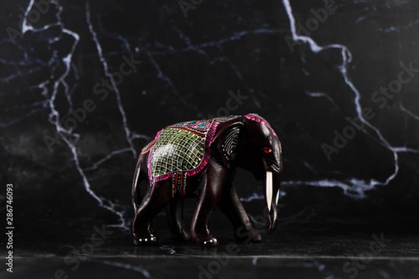 Obraz Elephant, carving, handmade crafts