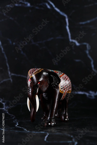 Obraz Elephant, carving, handmade crafts