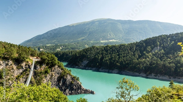 Obraz Lac du Monteynard.