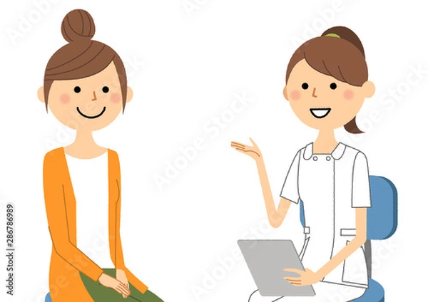 Obraz 看護師　問診　説明