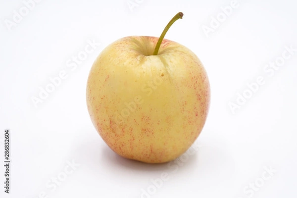 Fototapeta close up red apple isolated on white background