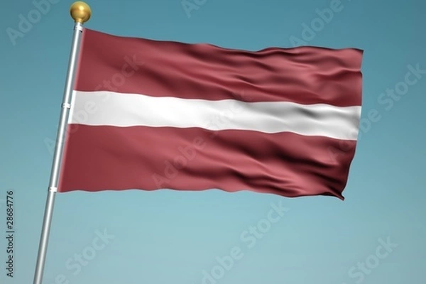 Fototapeta ラトビアの国旗