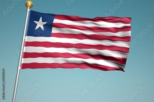 Obraz リベリアの国旗