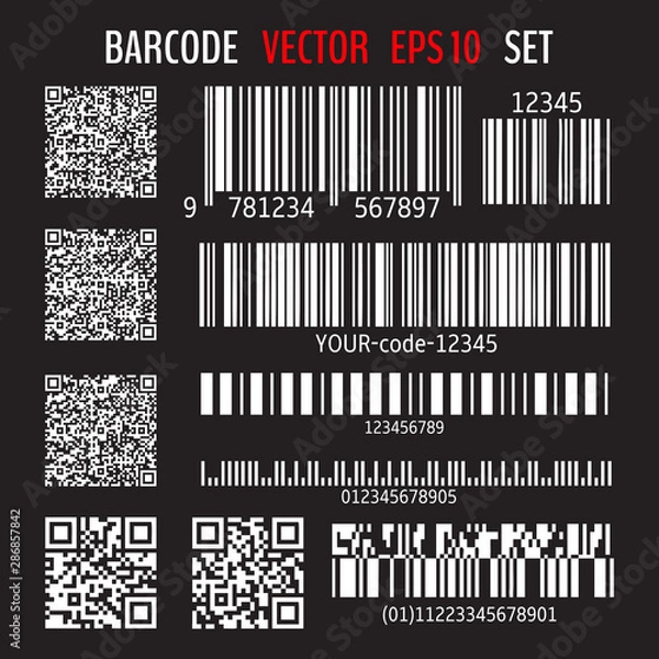 Obraz Various bar codes