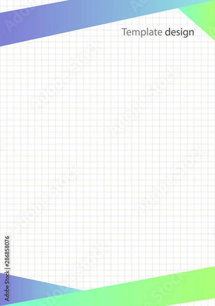 Fototapeta template vector grid gradient design