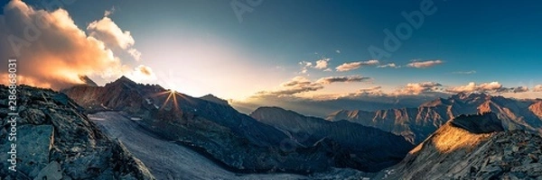 Fototapeta mountain panorama