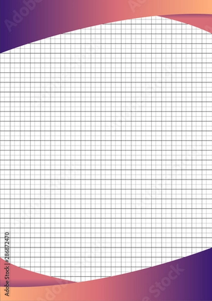 Fototapeta Template grid abstract gradient background vector design