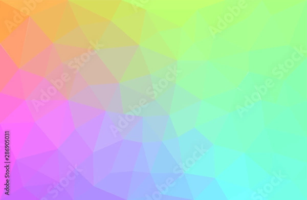 Obraz Purple vector Low Poly crystal background poligondesign pattern Low Poly illustration