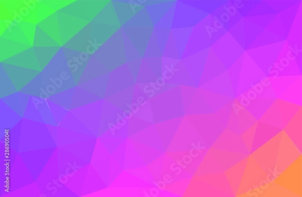 Fototapeta Purple vector Low Poly crystal background poligondesign pattern Low Poly illustration