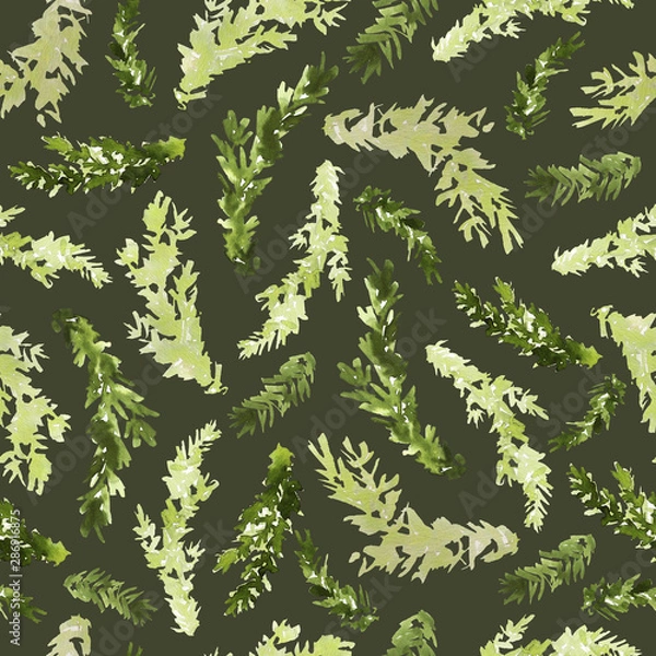 Obraz Watercolor floral pattern