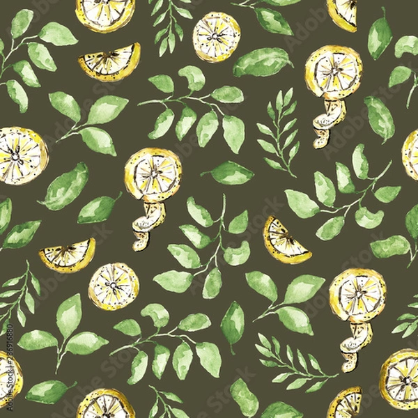 Obraz Watercolor floral pattern