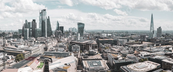 Obraz Aerial view of Central London