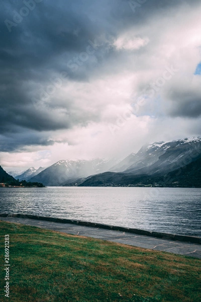 Obraz Breathtaking Fjord and mountains in Norway