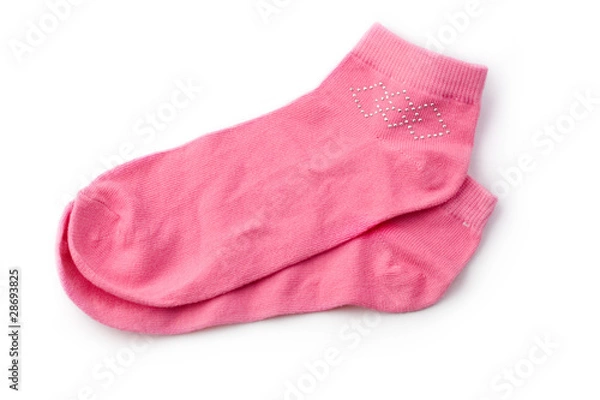 Fototapeta Socks isolated on white