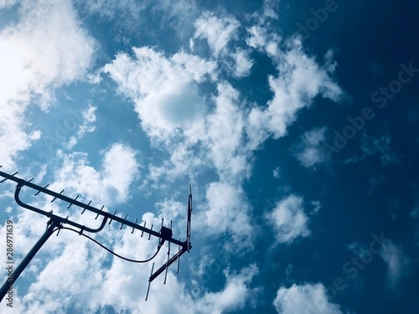 Obraz blue sky and clouds