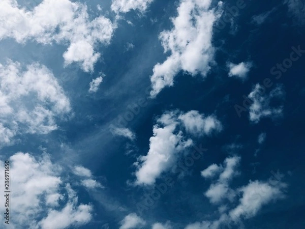 Obraz blue sky with clouds