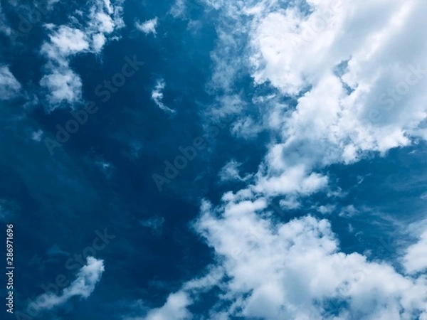 Obraz blue sky with clouds