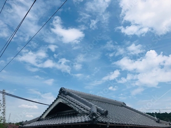 Obraz roof and sky