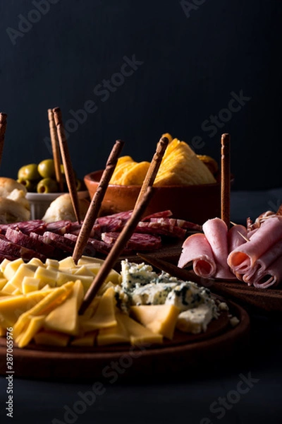 Obraz Table of cold cuts