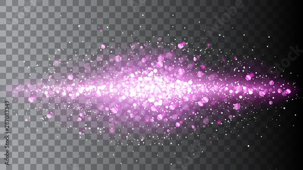 Fototapeta Świecąca abstrakcyjna linia