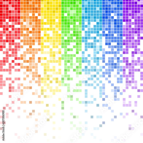 Obraz Colorful pixel background