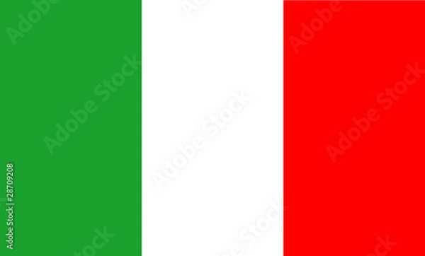 Obraz Italienische Flagge