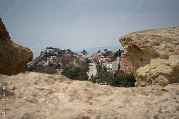 Obraz Cliff overlooking road
