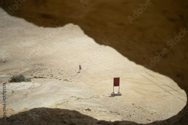 Obraz Isolated person