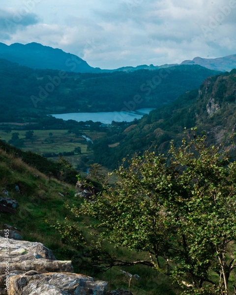 Obraz Looking down to the lake