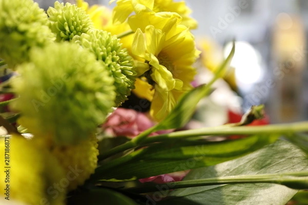 Obraz flowers in basket