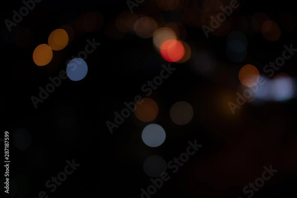 Fototapeta defocused lights