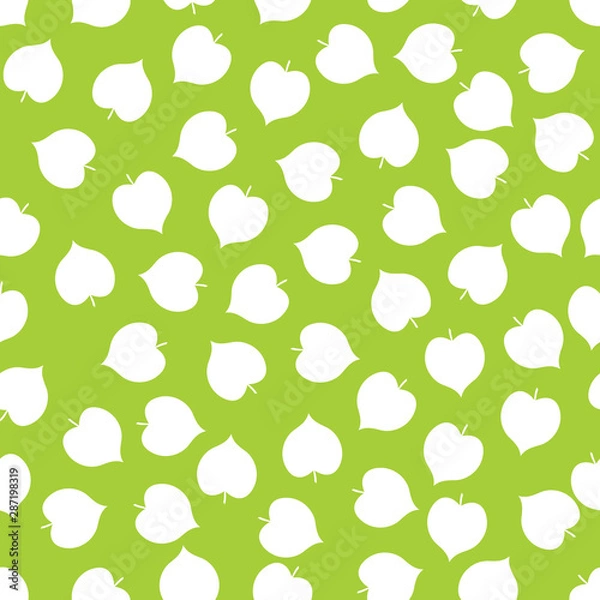 Fototapeta abstract geometric leaves pattern for natural background, simple minimalist graphic , retro decoration , summer fashion