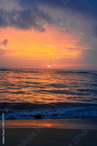 Obraz sunset over the sea