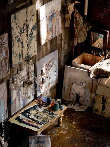 Fototapeta art studio