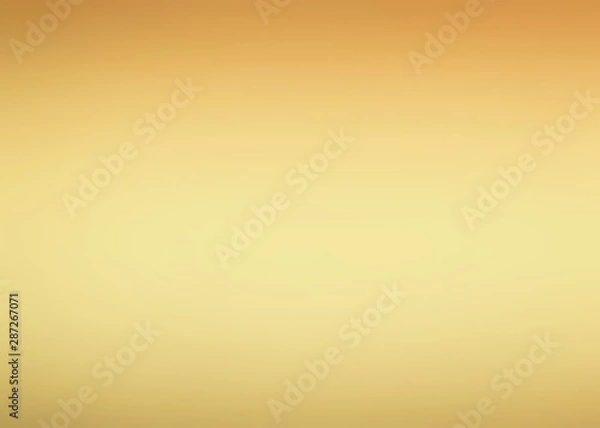 Fototapeta metallic polished glossy abstract background with copy space dramatic style with noise grain gold foil  with copy space, metal gradient template for gold border , festive background for Christmas