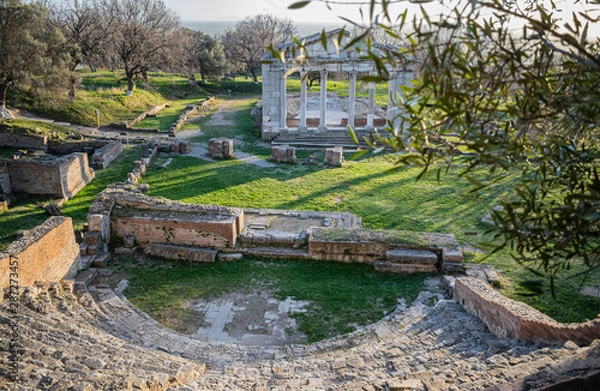 Obraz Monument of Agonothetes and the Theater of Apollonia.