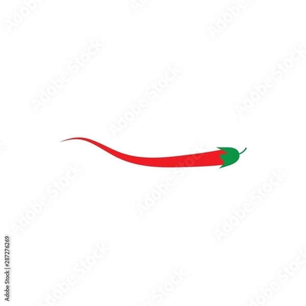 Fototapeta Chili logo vector