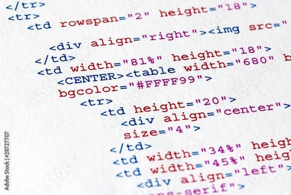 Obraz Html code