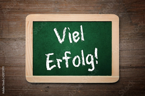 Obraz viel Erfolg