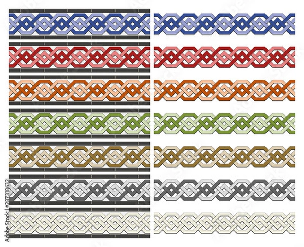 Obraz Arabic tiles seamless pattern