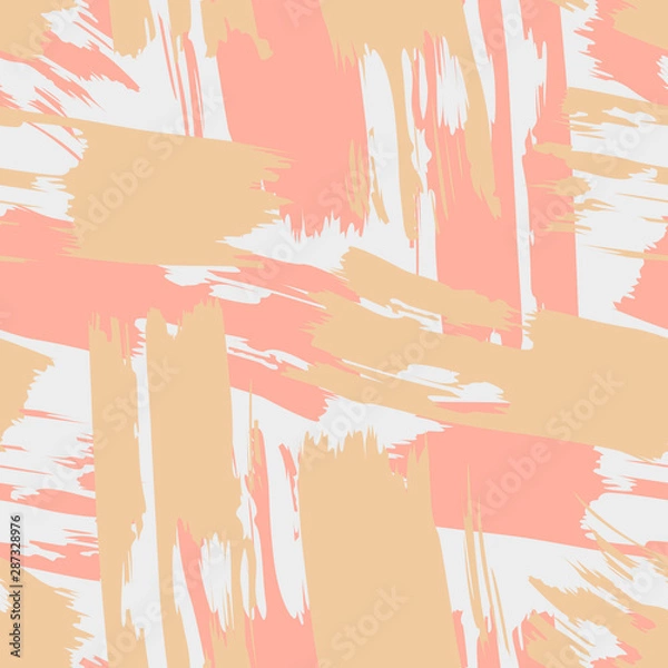 Fototapeta Brush stroke artistic seamless pattern.