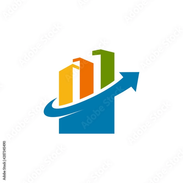 Fototapeta build logo template