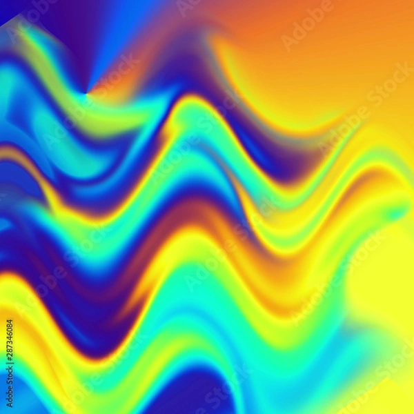 Fototapeta Holographic iridescent background. Use it for print and web design